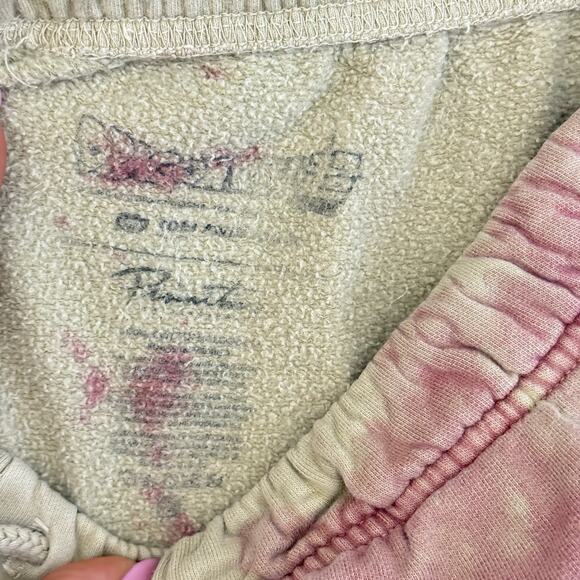 Primitive x Dragon Ball Super Goku Pants Men’s Small Crop Yellow Washed Fleece - Picture 15 of 16